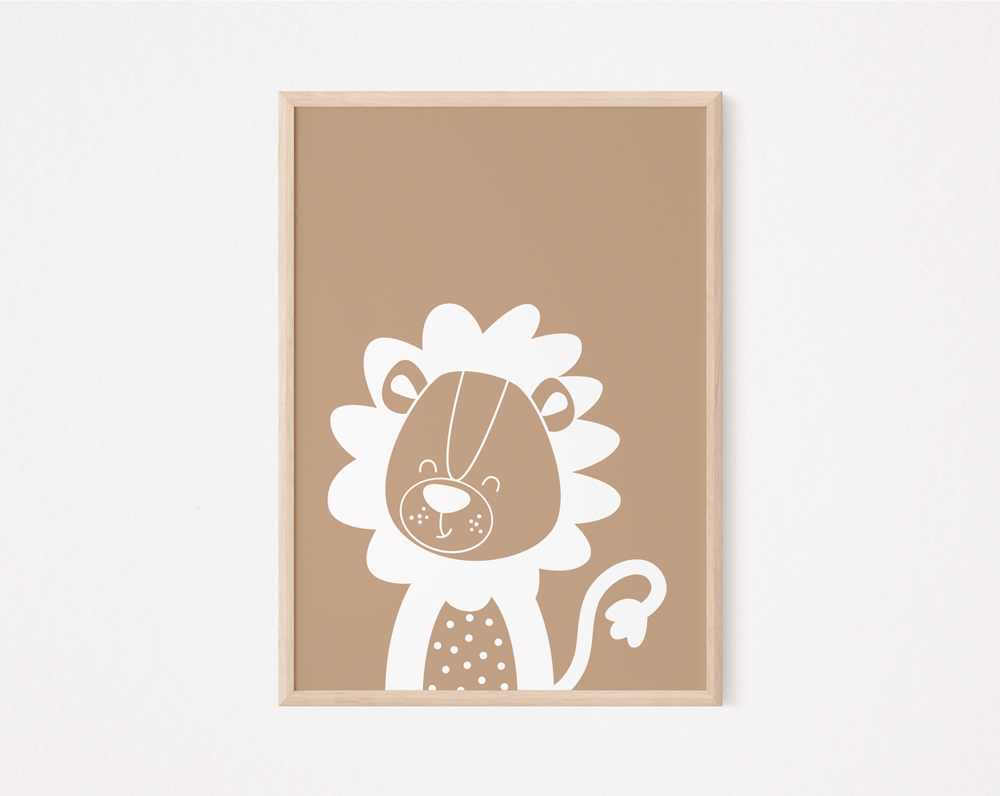 Cute Lion Print