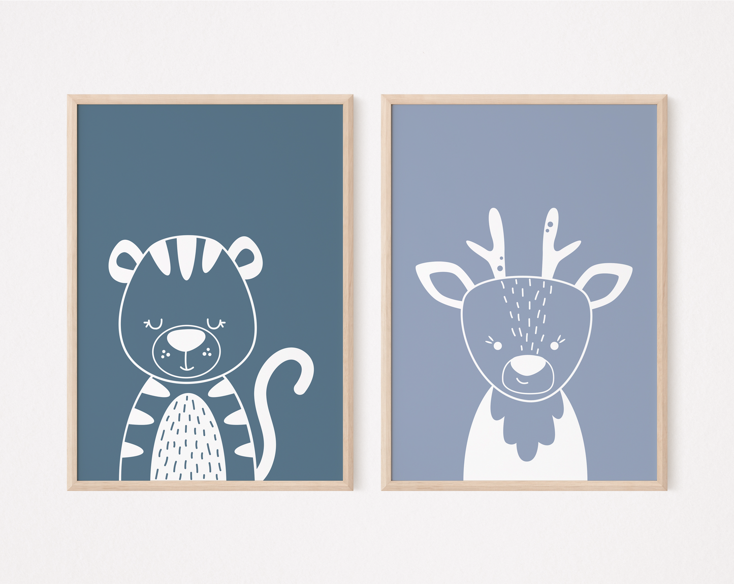 Safari Animals Nursery Prints