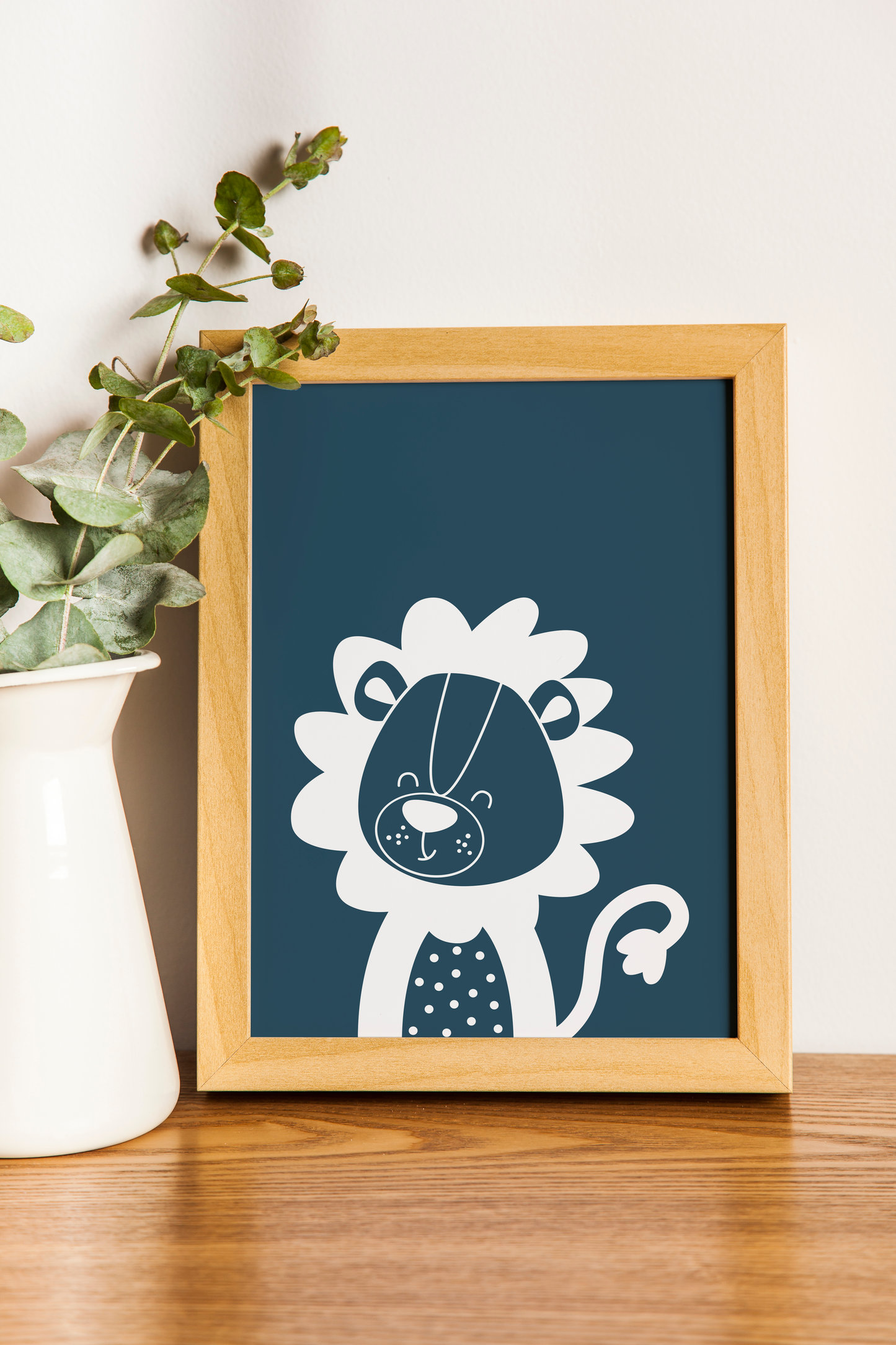 Cute Lion Print