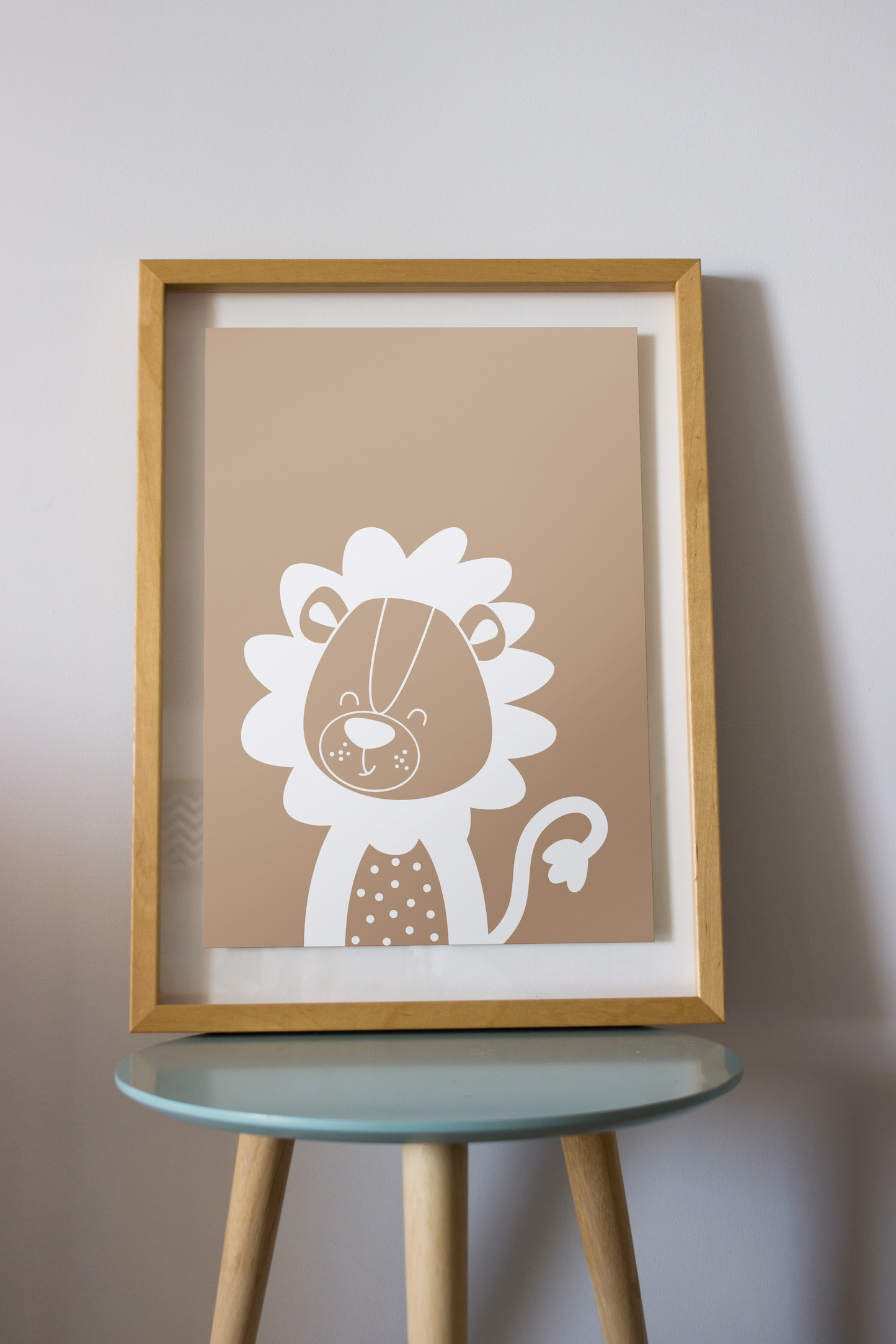 Cute Lion Print