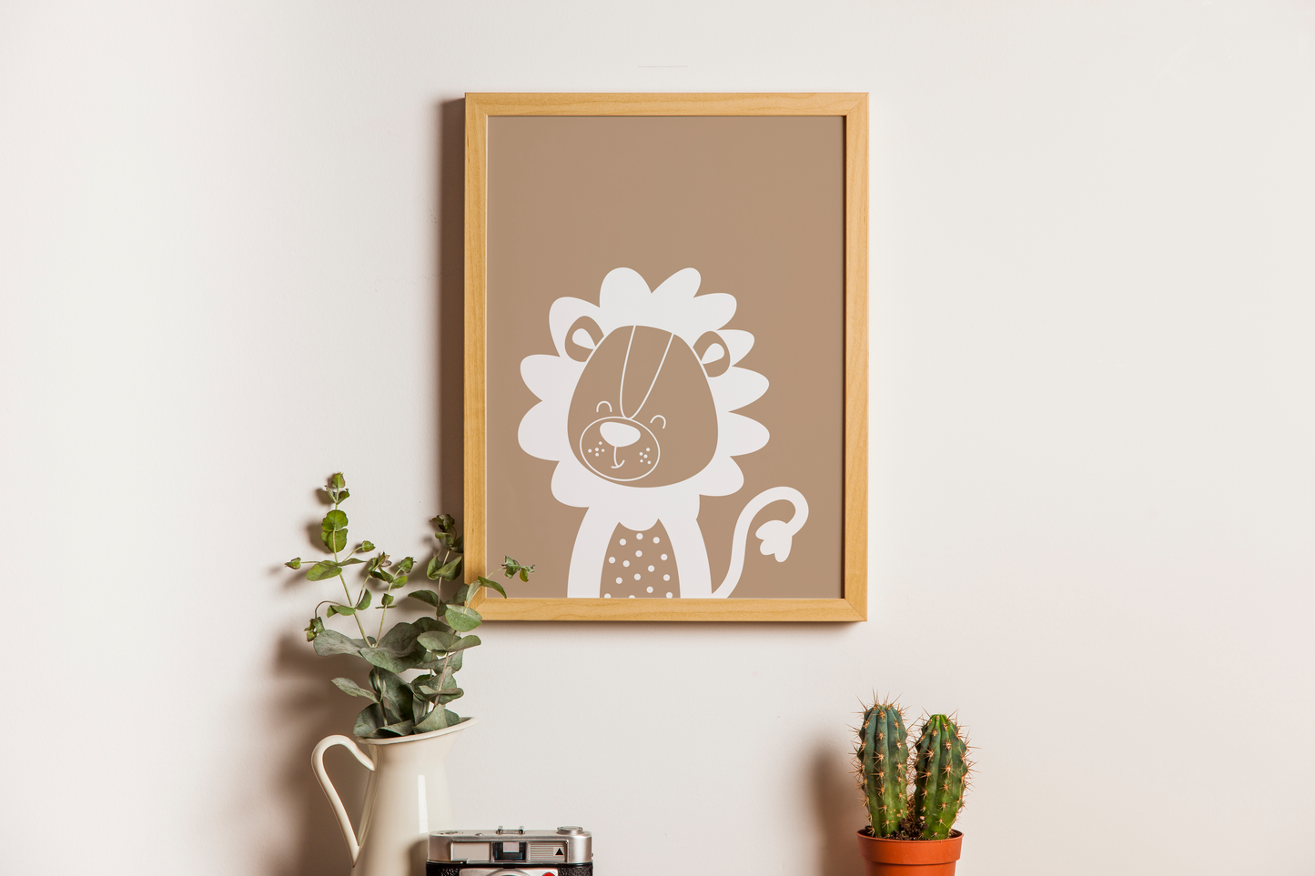 Cute Lion Print