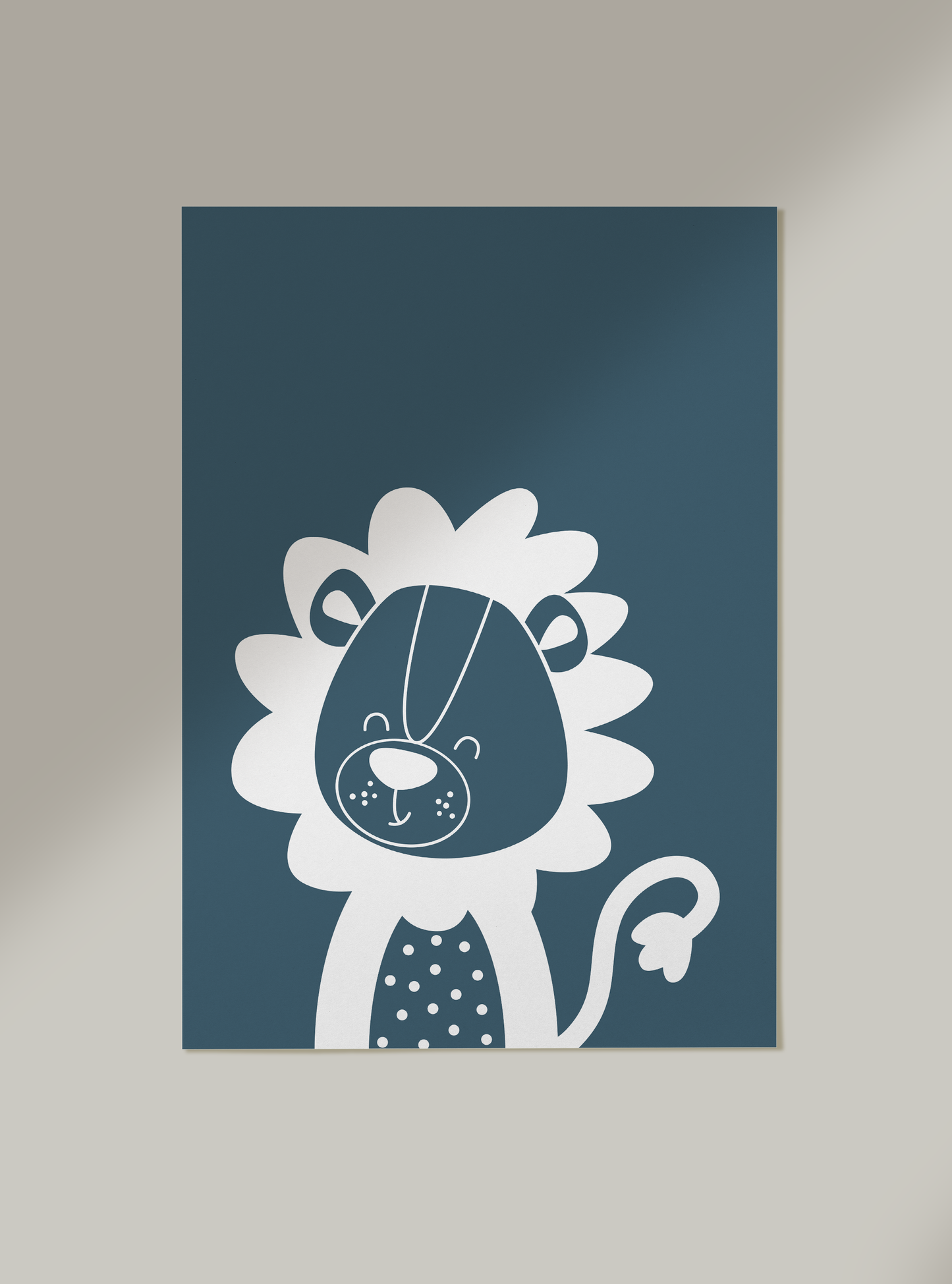 Cute Lion Print