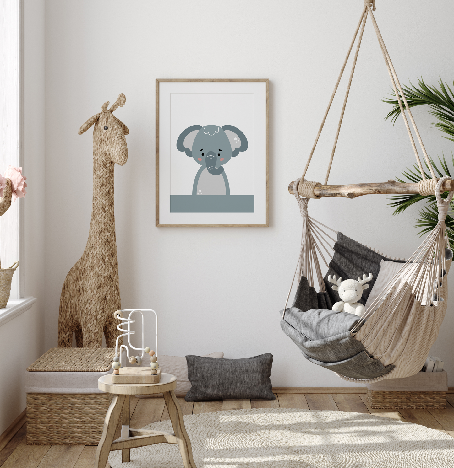 Safari Animals Nursery Prints