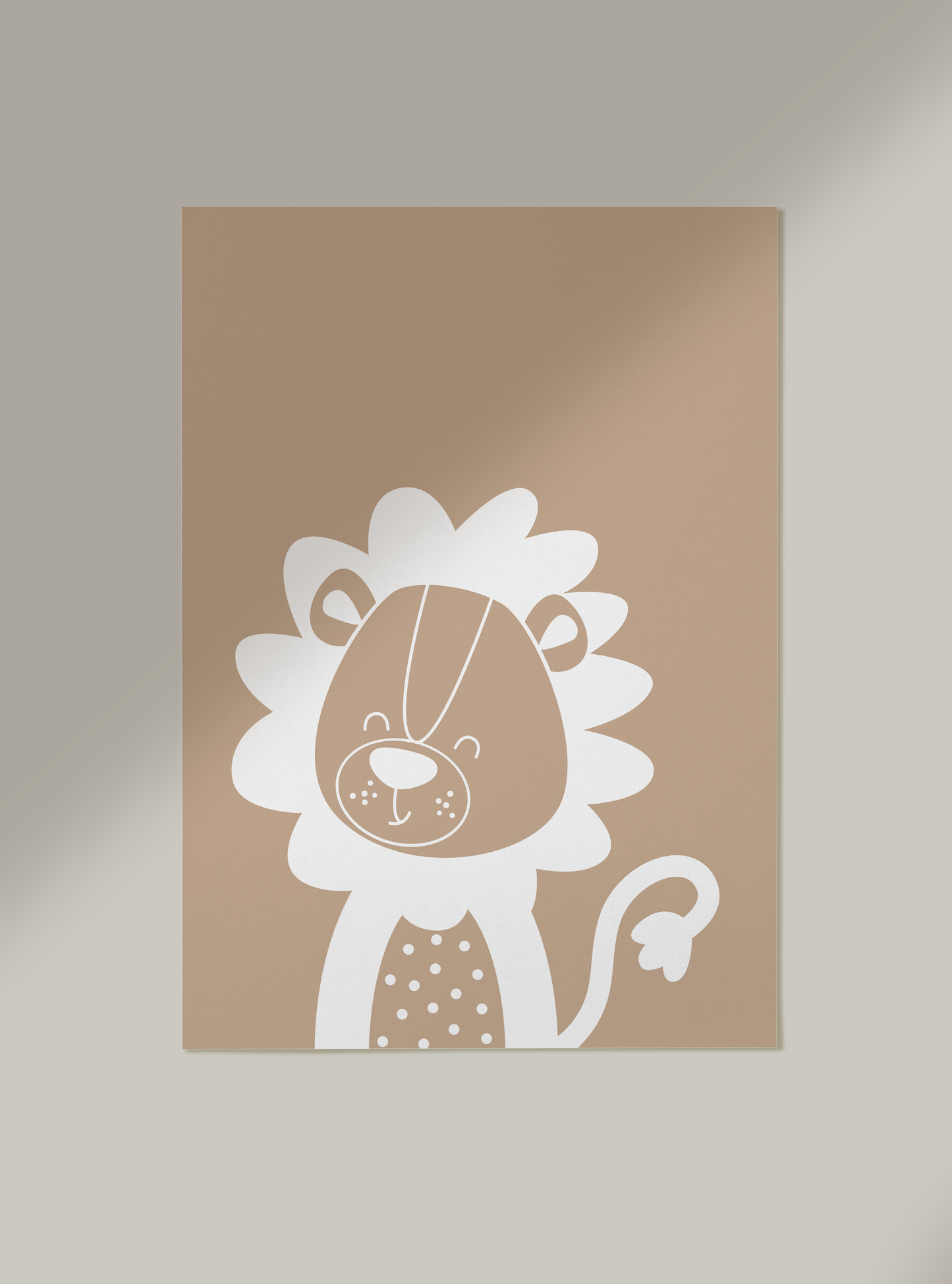 Cute Lion Print