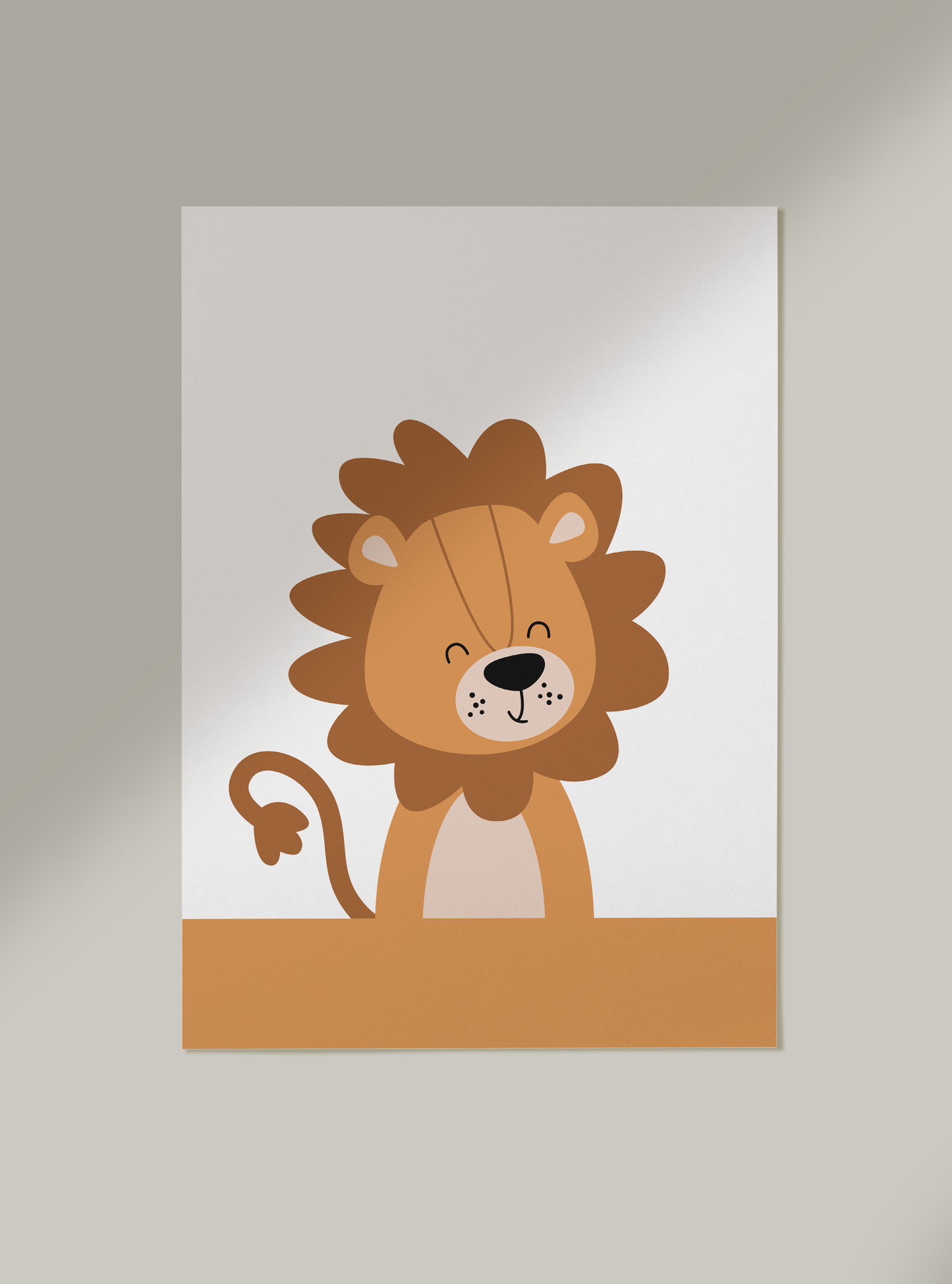 Cute Lion Print 