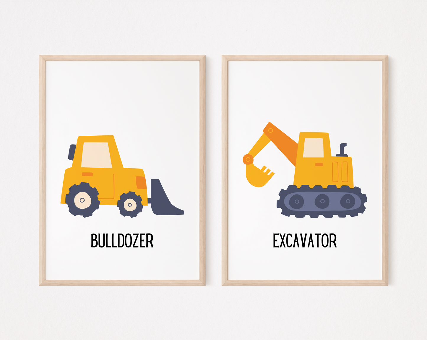 Construction Truck Prints