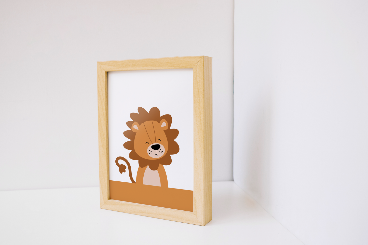 Cute Lion Print frame