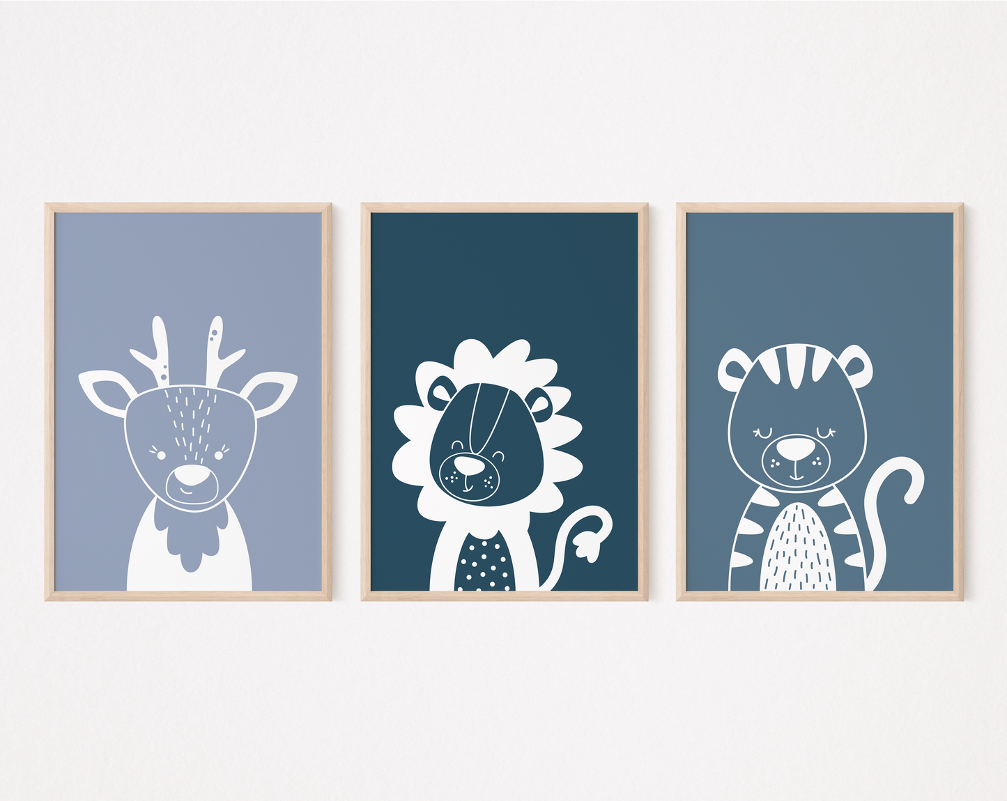 Safari Animals Nursery Prints